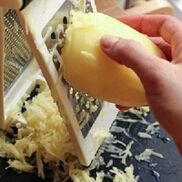 Pommes de terre râpées